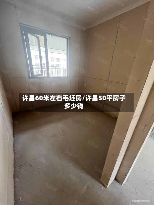 许昌60米左右毛坯房/许昌50平房子多少钱