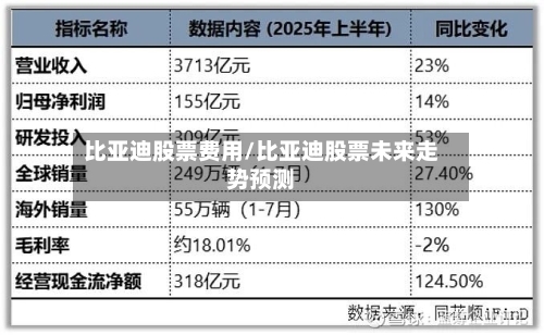 比亚迪股票费用/比亚迪股票未来走势预测-第2张图片