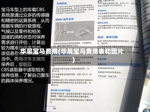 华晨宝马费用(华晨宝马费用表和图片)-第2张图片