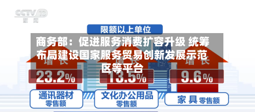 商务部：促进服务消费扩容升级 统筹布局建设国家服务贸易创新发展示范区等平台