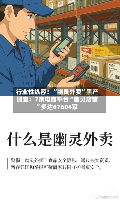 行业性纵容！“幽灵外卖”黑产调查：7家电商平台“幽灵店铺”多达67604家
