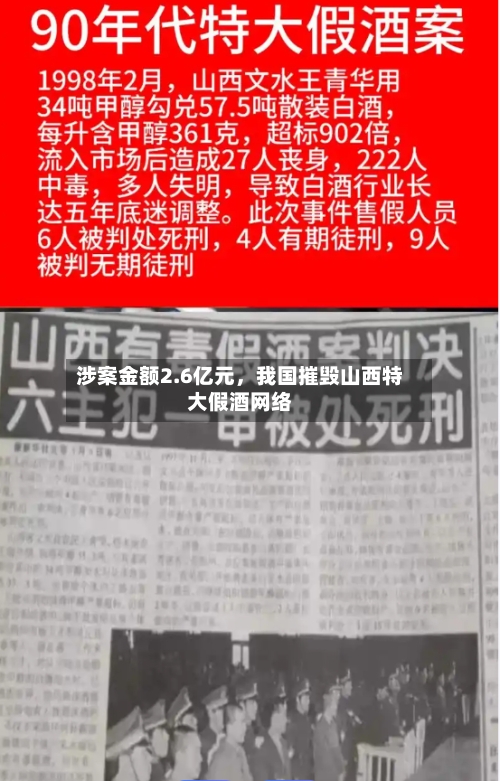 涉案金额2.6亿元	，我国摧毁山西特大假酒网络-第3张图片