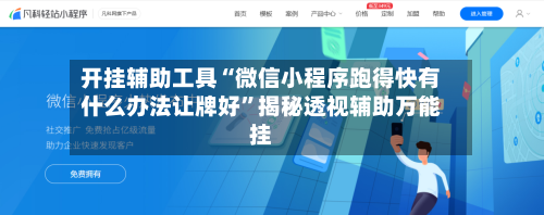 开挂辅助工具“微信小程序跑得快有什么办法让牌好”揭秘透视辅助万能挂-第2张图片