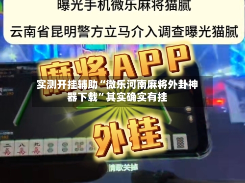 实测开挂辅助“微乐河南麻将外卦神器下载	”其实确实有挂-第3张图片