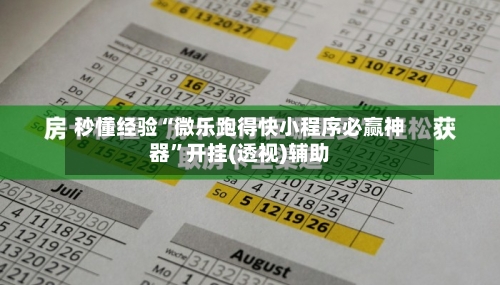 秒懂经验“微乐跑得快小程序必赢神器	”开挂(透视)辅助-第2张图片