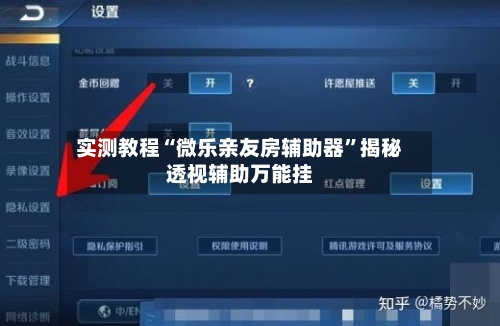 实测教程“微乐亲友房辅助器”揭秘透视辅助万能挂-第3张图片