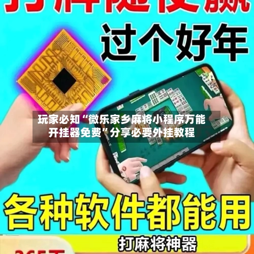 玩家必知“微乐家乡麻将小程序万能开挂器免费”分享必要外挂教程-第2张图片
