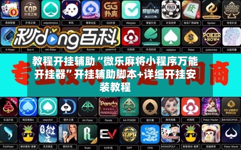 教程开挂辅助“微乐麻将小程序万能开挂器”开挂辅助脚本+详细开挂安装教程-第3张图片