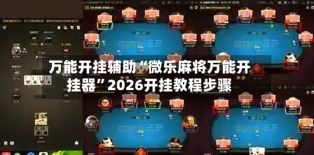 万能开挂辅助“微乐麻将万能开挂器	”2026开挂教程步骤-第2张图片