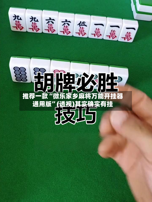 推荐一款“微乐家乡麻将万能开挂器通用版”(透视)其实确实有挂