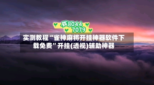 实测教程“雀神麻将开挂神器软件下载免费	”开挂(透视)辅助神器-第3张图片