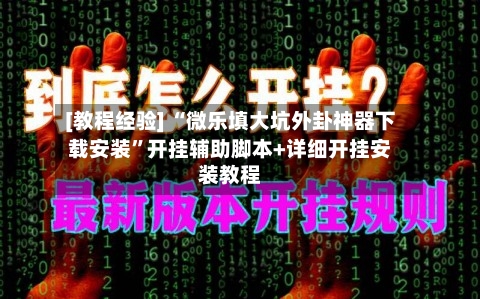[教程经验] “微乐填大坑外卦神器下载安装”开挂辅助脚本+详细开挂安装教程-第2张图片