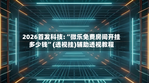 2026首发科技:“微乐免费房间开挂多少钱”(透视挂)辅助透视教程-第3张图片