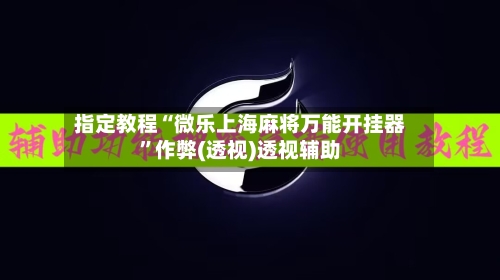 指定教程“微乐上海麻将万能开挂器	”作弊(透视)透视辅助-第3张图片