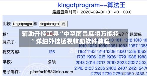 辅助开挂工具“中至南昌麻将万能挂”详细外挂透视辅助软件教程-第2张图片