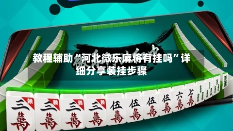 教程辅助“河北微乐麻将有挂吗”详细分享装挂步骤-第2张图片