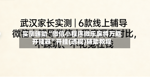 实测辅助“微信小程序微乐麻将万能开挂器	”开挂(透视)辅助教程-第3张图片