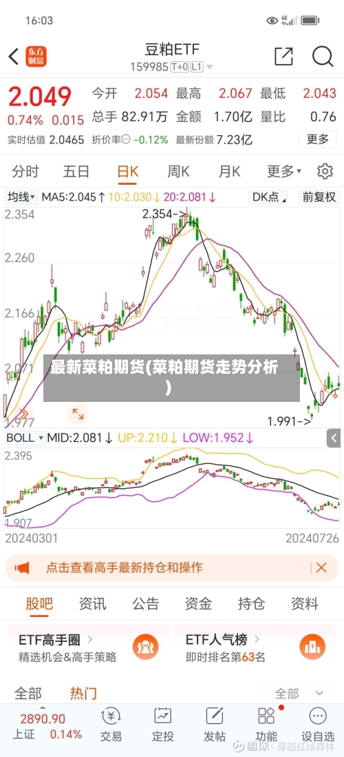 最新菜粕期货(菜粕期货走势分析)