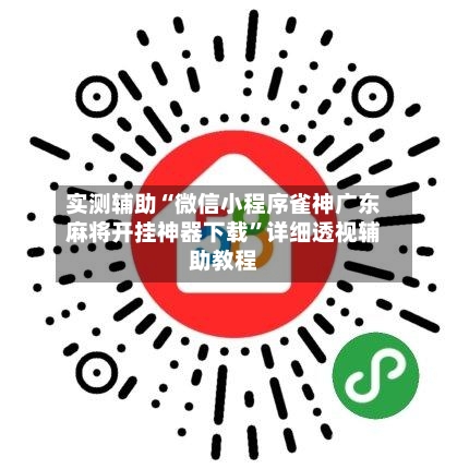 实测辅助“微信小程序雀神广东麻将开挂神器下载”详细透视辅助教程-第2张图片