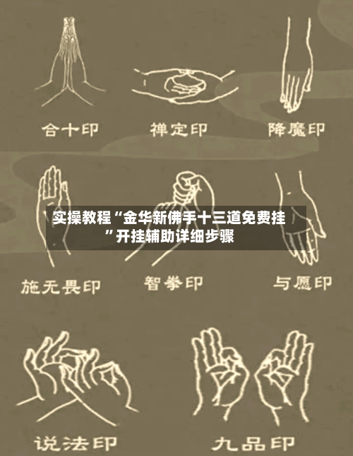 实操教程“金华新佛手十三道免费挂”开挂辅助详细步骤-第2张图片