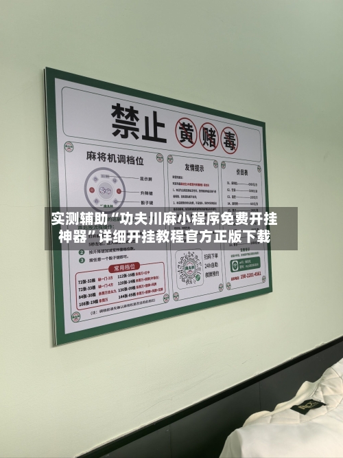 实测辅助“功夫川麻小程序免费开挂神器”详细开挂教程官方正版下载-第3张图片