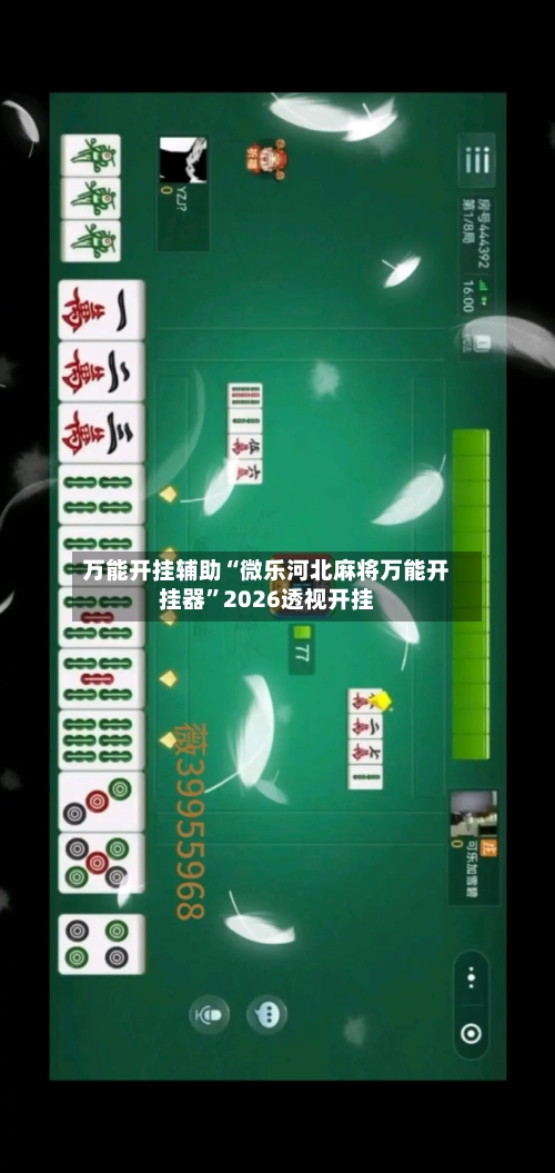 万能开挂辅助“微乐河北麻将万能开挂器	”2026透视开挂-第2张图片