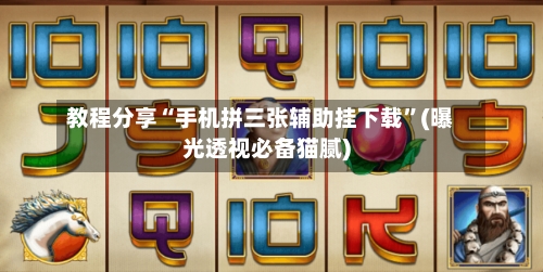 教程分享“手机拼三张辅助挂下载”(曝光透视必备猫腻)-第3张图片