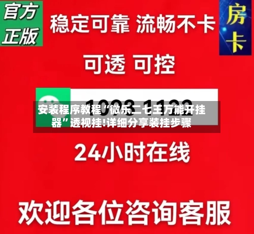 安装程序教程“微乐二七王万能开挂器”透视挂!详细分享装挂步骤-第3张图片
