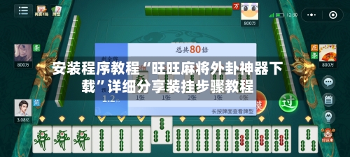 安装程序教程“旺旺麻将外卦神器下载”详细分享装挂步骤教程-第2张图片
