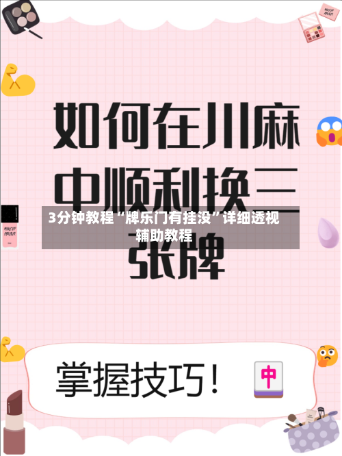 3分钟教程“牌乐门有挂没”详细透视辅助教程-第3张图片