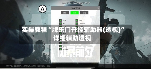 实操教程“牌乐门开挂辅助器(透视)	”详细辅助透视-第3张图片