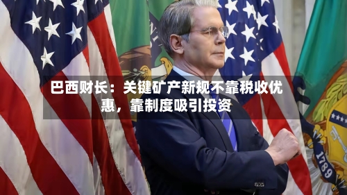 巴西财长：关键矿产新规不靠税收优惠	，靠制度吸引投资-第2张图片