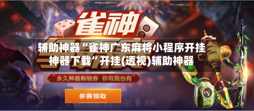 辅助神器“雀神广东麻将小程序开挂神器下载”开挂(透视)辅助神器-第3张图片