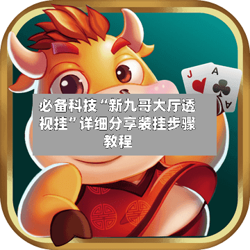 必备科技“新九哥大厅透视挂”详细分享装挂步骤教程