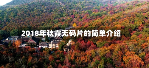 2018年秋霞无码片的简单介绍-第2张图片