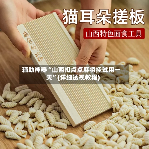 辅助神器“山西扣点点麻将挂试用一天	”(详细透视教程)-第2张图片