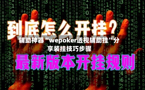 辅助神器“wepoker透视辅助挂	”分享装挂技巧步骤-第2张图片
