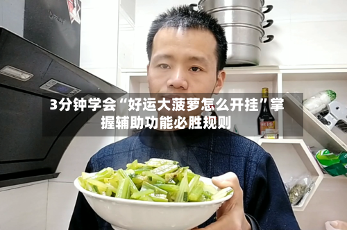 3分钟学会“好运大菠萝怎么开挂”掌握辅助功能必胜规则-第3张图片