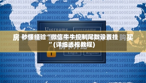 秒懂经验“微信牛牛控制尾数设置挂”(详细透视教程)-第2张图片