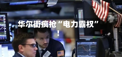 华尔街疯抢“电力霸权	”！-第2张图片