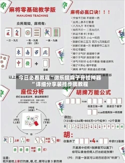 今日必看教程“微乐捉麻子开挂神器”详细分享装挂步骤教程