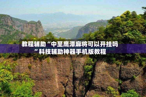 教程辅助“中至鹰潭麻将可以开挂吗”科技辅助神器手机版教程-第3张图片