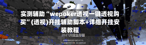实测辅助“wepoker透视一键透视购买”(透视)开挂辅助脚本+详细开挂安装教程