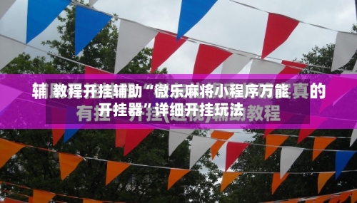 教程开挂辅助“微乐麻将小程序万能开挂器”详细开挂玩法-第3张图片
