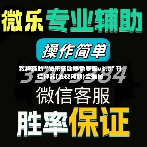 教程辅助“微乐辅助器免费版v3.0	”开挂神器{透视辅助}全揭秘-第2张图片