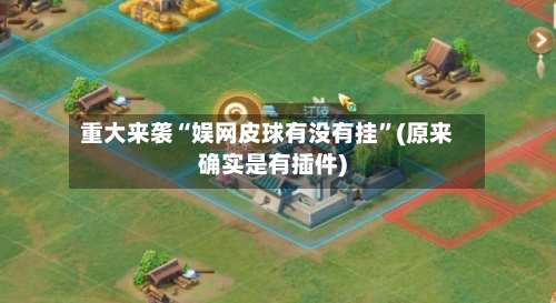 重大来袭“娱网皮球有没有挂	”(原来确实是有插件)-第3张图片