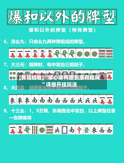 [教程经验]“掌心麻将圈到底有挂吗”详细开挂玩法-第2张图片