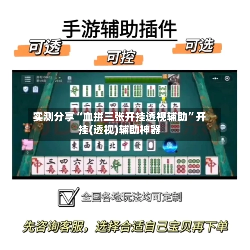 实测分享“血拼三张开挂透视辅助	”开挂(透视)辅助神器-第3张图片