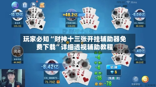 玩家必知“财神十三张开挂辅助器免费下载	”详细透视辅助教程-第2张图片