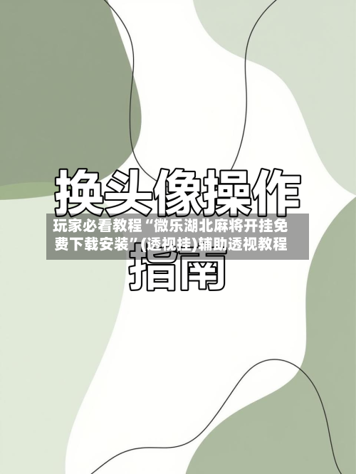 玩家必看教程“微乐湖北麻将开挂免费下载安装”(透视挂)辅助透视教程-第2张图片